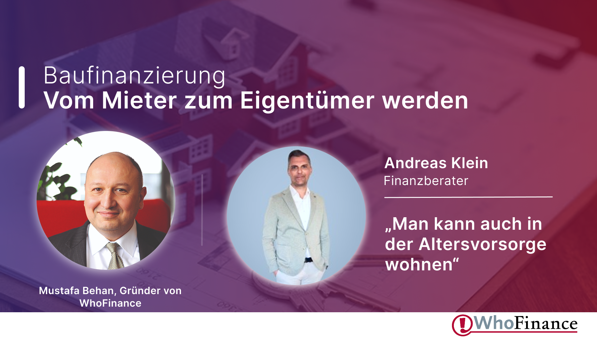 Video: Baufinanzierung 2026: So klappt der Wechsel vom Mieter zum Eigentümer | Interview mit Andreas Klein